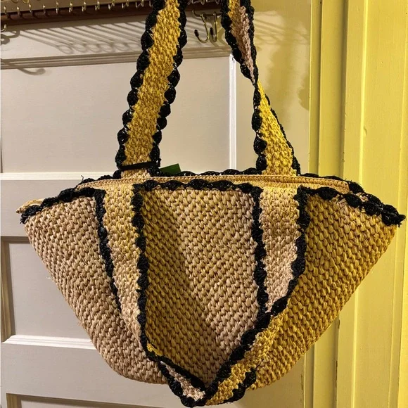 kate spade new york x Target Raffia Bow Tote Bag - Picture 3 of 7